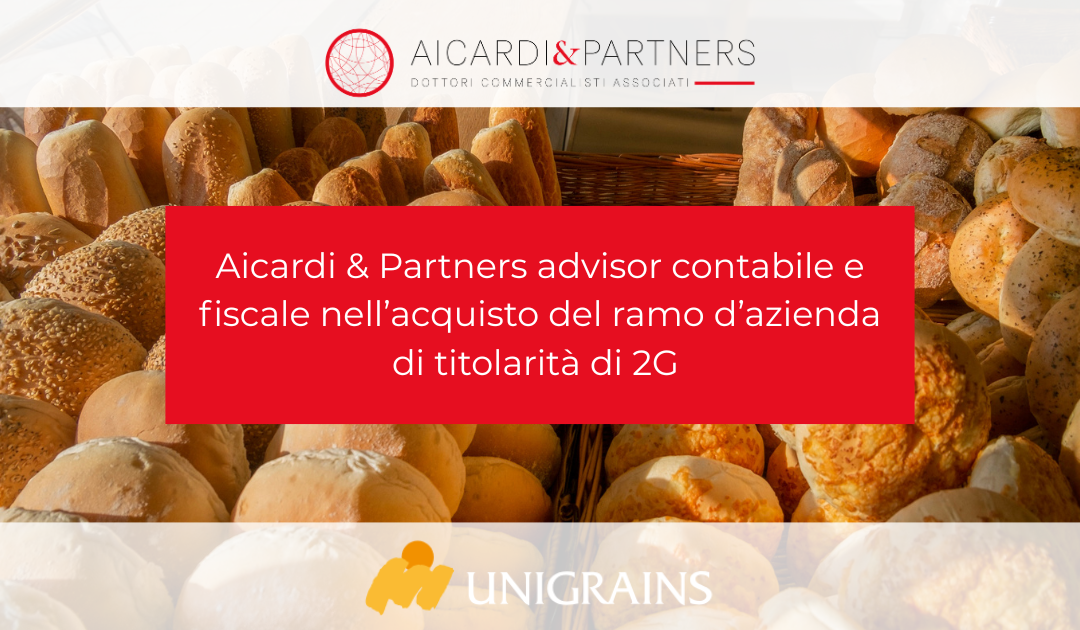 Aicardi & Partners advisor contabile e fiscale nell’acquisizione di 2G